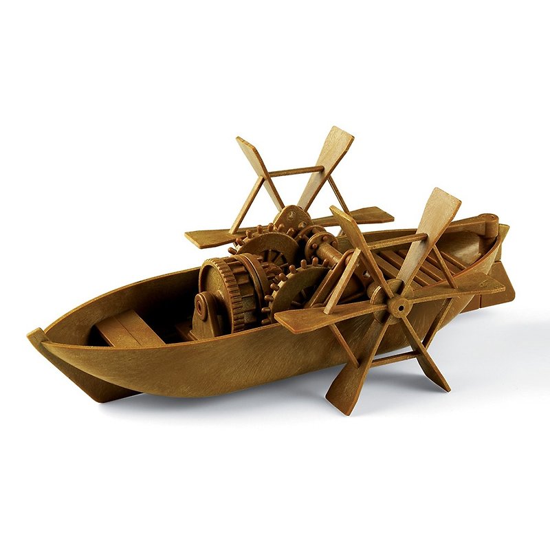 收藏达文西 - 桨叶船 DIY组装模型 - 其他 - 塑料 