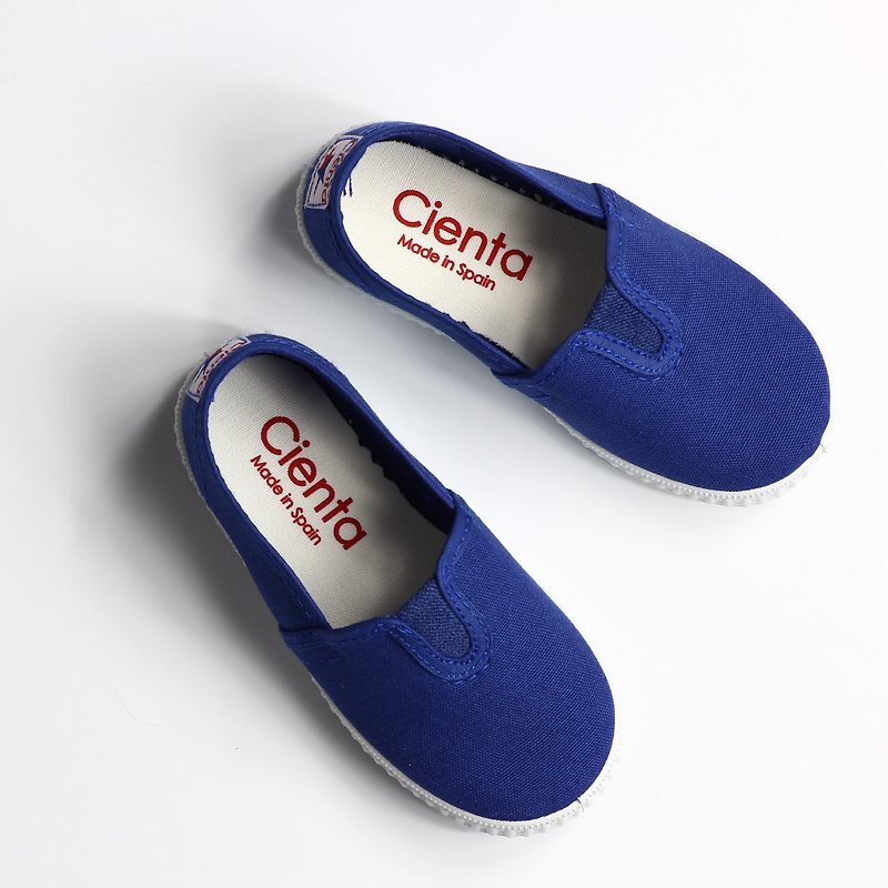 西班牙国民帆布鞋 CIENTA 54000 07蓝色 幼童、小童尺寸 - 童装鞋 - 棉．麻 蓝色