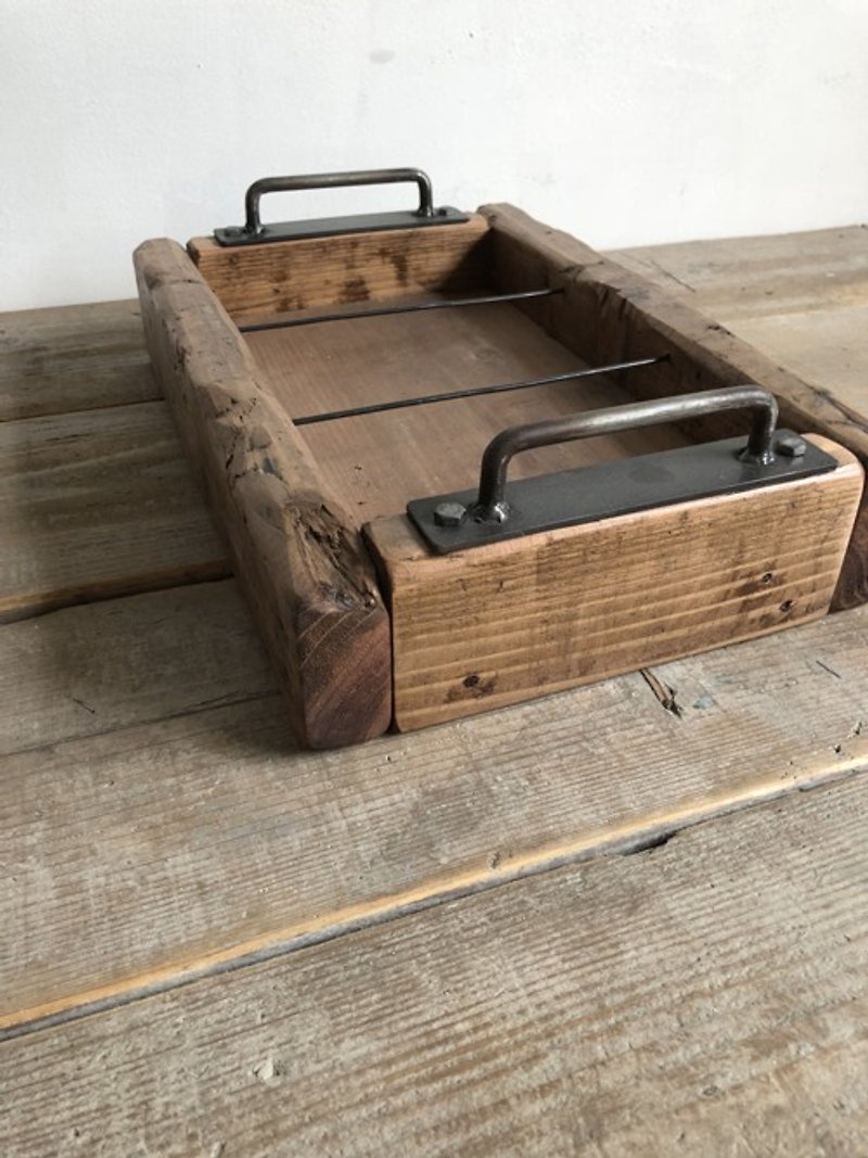 数量限定　OWB-S　古材　ボックス　アイアン　木箱　収納　ビンテージ　ウッドボックス - 摆饰 - 木头 