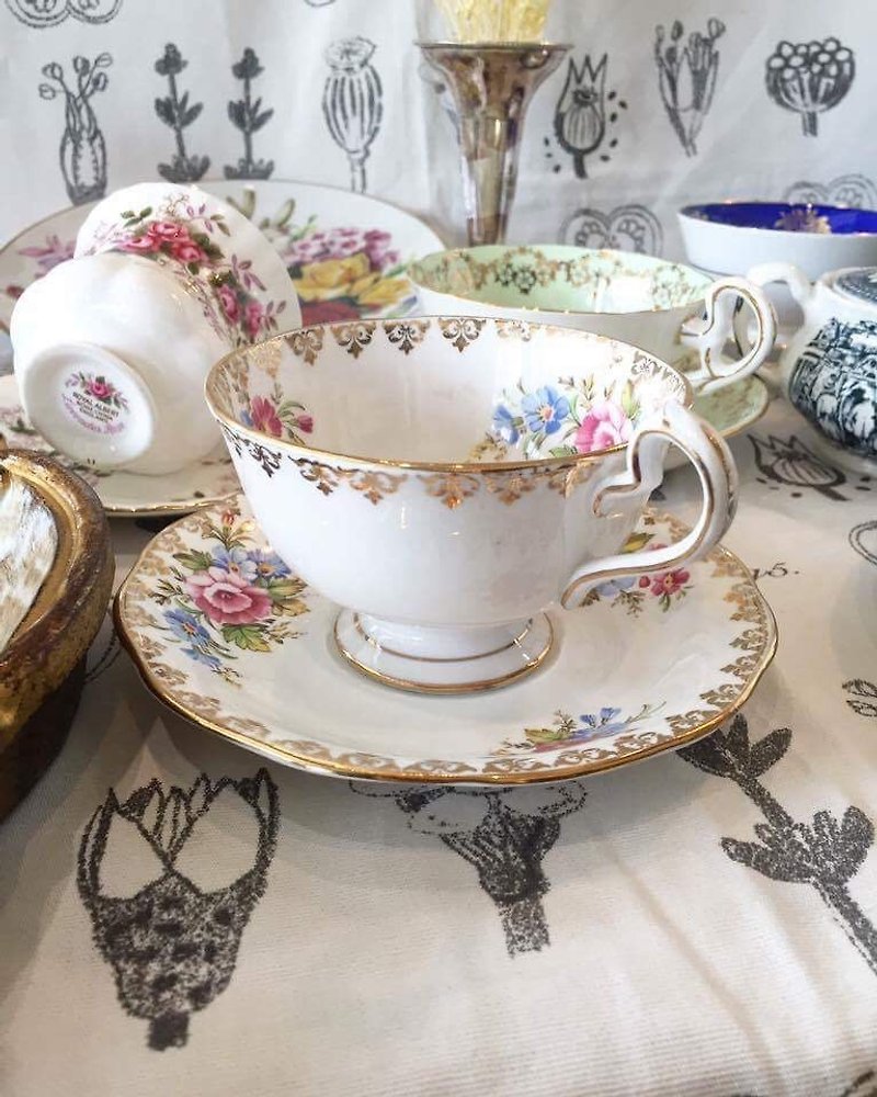 英国古董咖啡杯/茶杯（杯盘组）（JS） - 茶具/茶杯 - 瓷 多色