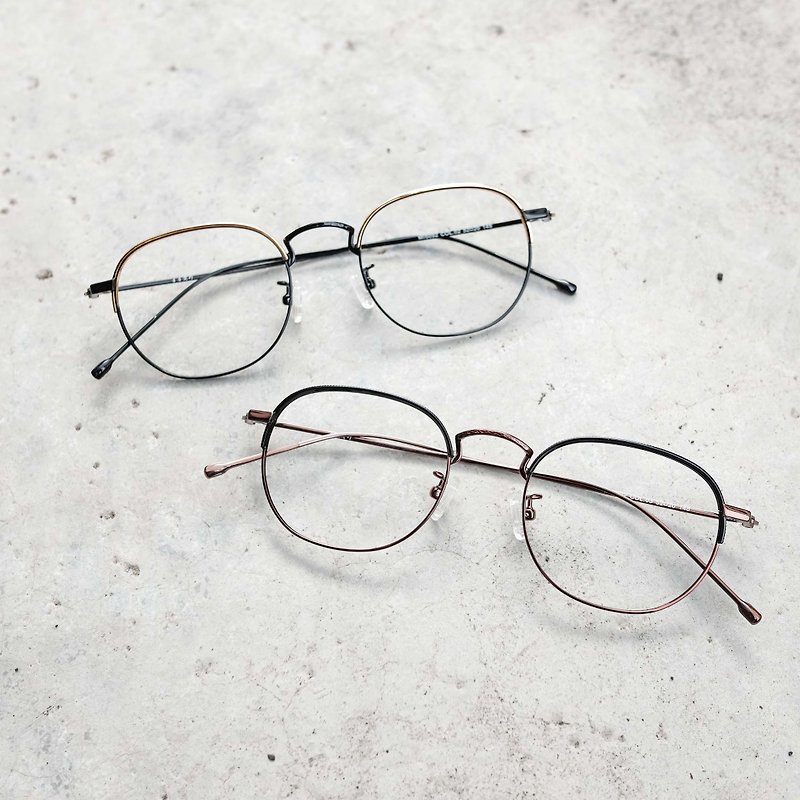 【目目商行】韩国 新款 复古特色复古方框 钛金属 超轻量钛框 - 眼镜/眼镜框 - 其他材质 多色