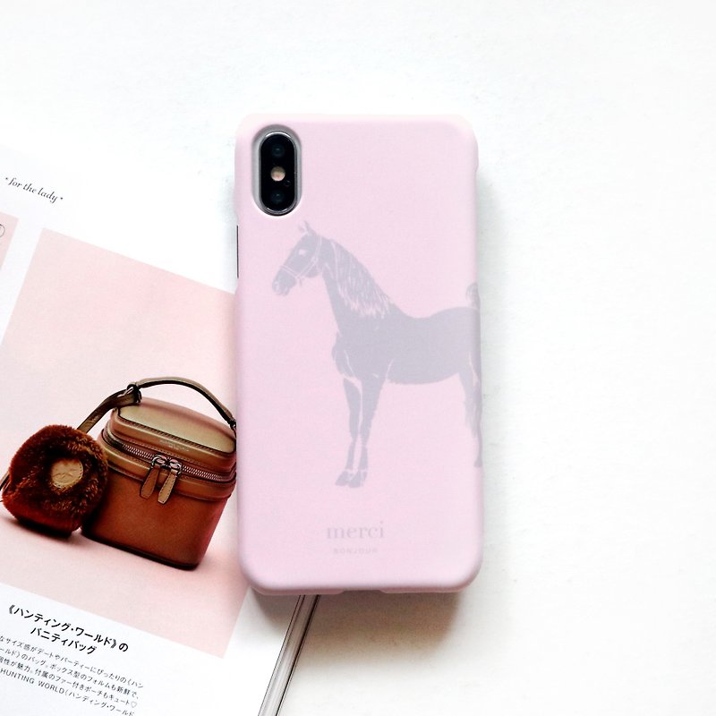 浅粉色小马手机壳 - 手机壳/手机套 - 塑料 粉红色