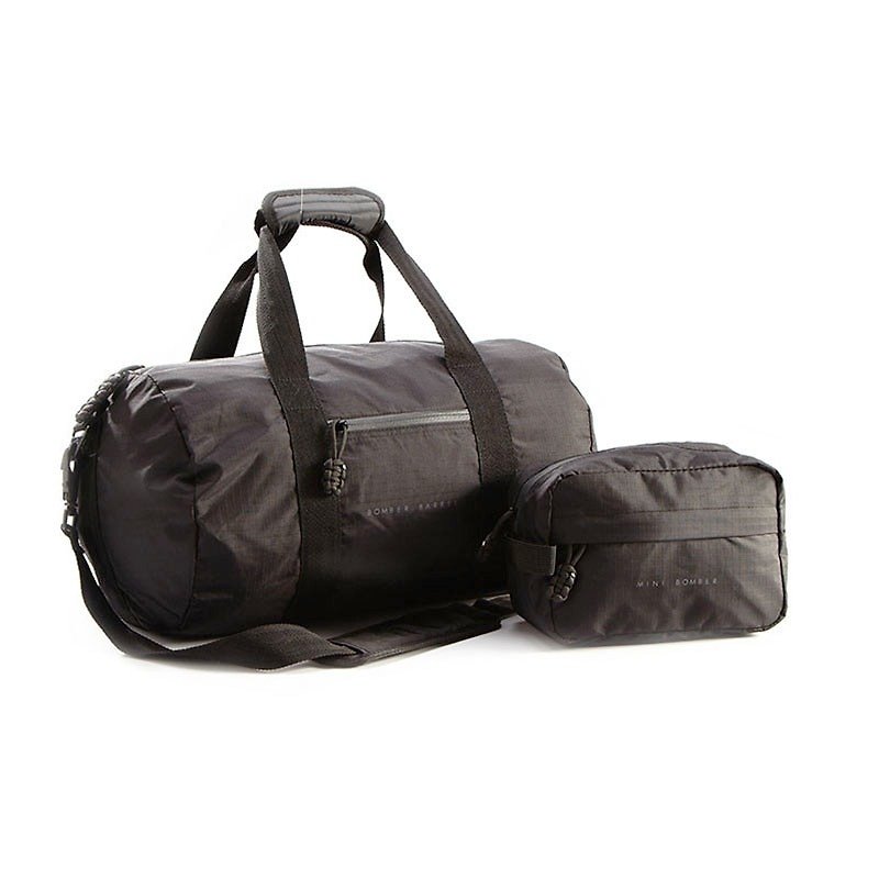 Bomber & Company 旅行者园桶包 - 侧背包/斜挎包 - 真皮 黑色