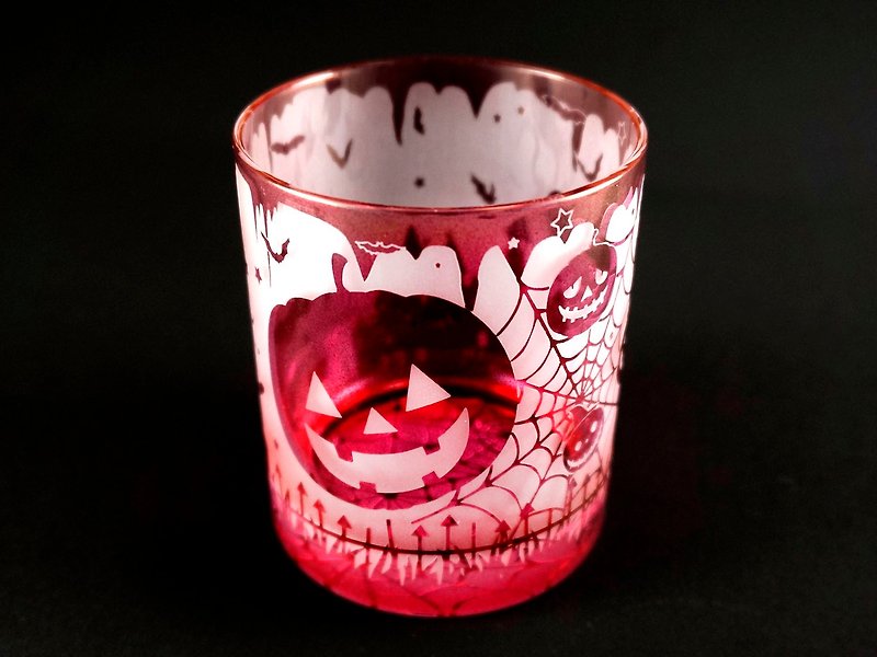 パンプキンズ・パレード【Red】 - 茶具/茶杯 - 玻璃 红色