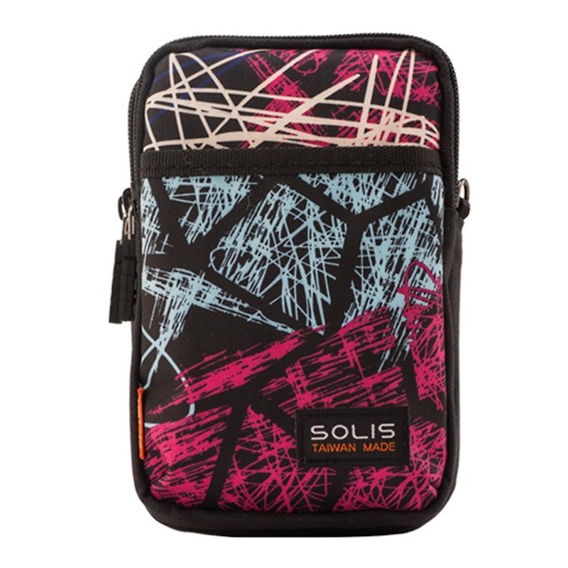 SOLIS  涂鸦庆典系列  多功能万用包 (涂鸦彩) - 护照夹/护照套 - 聚酯纤维 