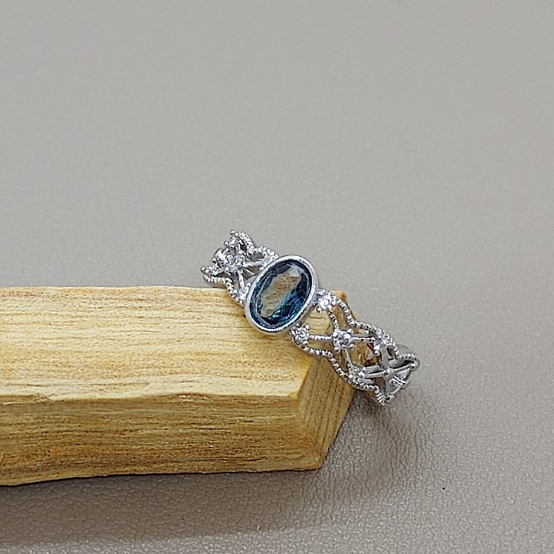 蓝宝石戒指 - 改善精神紧张 - 戒指 - 半宝石 