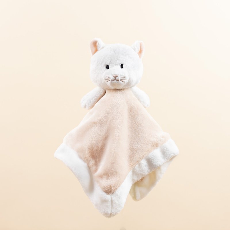 SimpliCute | Milo the Cat Security Blanket 猫咪安抚巾 - 玩偶/公仔 - 其他人造纤维 白色