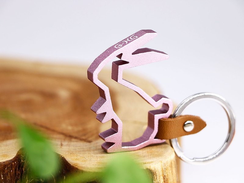ZOO 动物钥匙圈 - 兔子 - 钥匙链/钥匙包 - 其他金属 粉红色