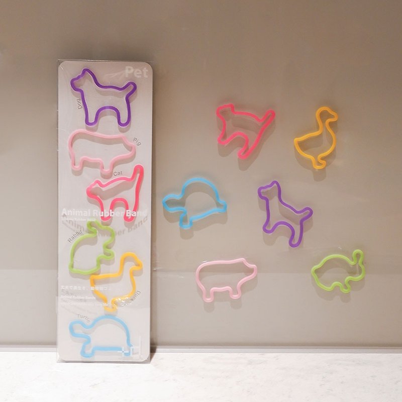 【+d】安全硅胶设计橡皮筋组-宠物 - 其他 - 硅胶 多色