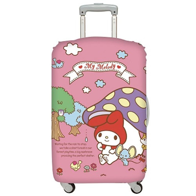 LOQI 行李箱外套│美乐蒂 蘑菇L号 - 行李箱/行李箱保护套 - 其他材质 粉红色