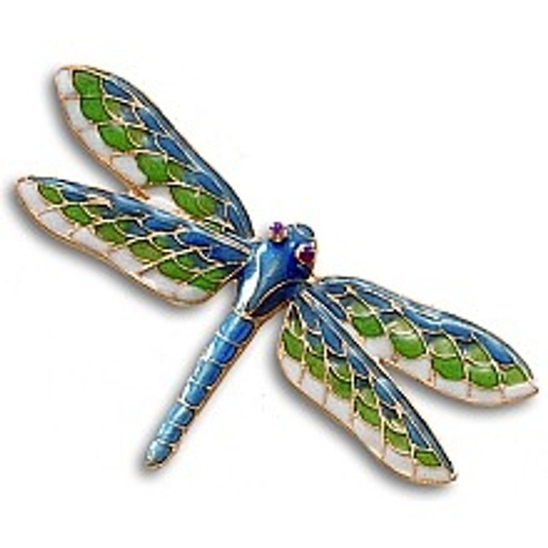 美国克莱斯勒美术馆蒂芬妮蜻蜓别针 - 胸针 - 其他金属 多色