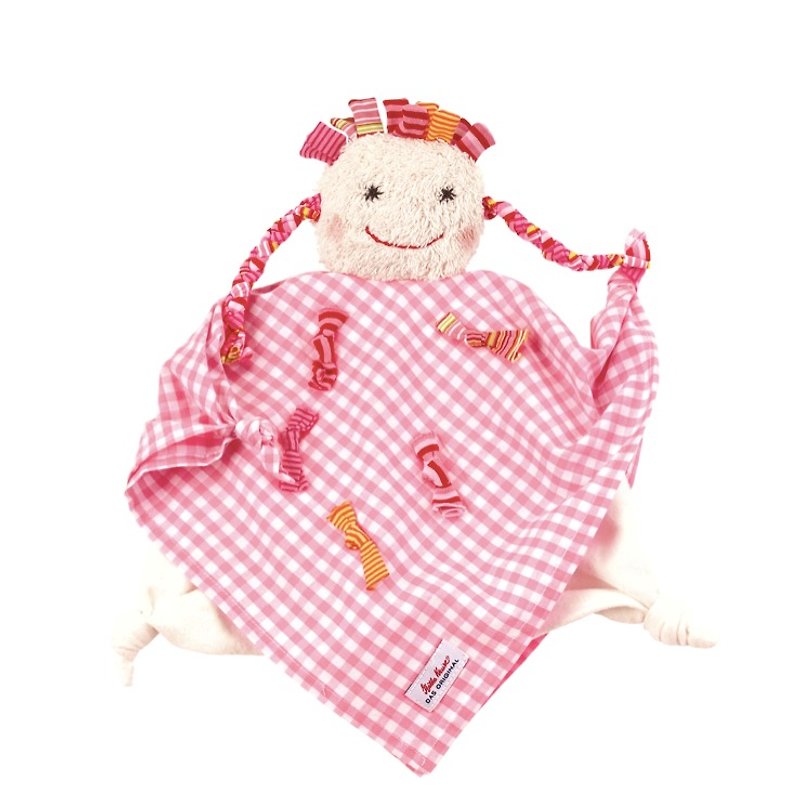 德国百年品牌Käthe Kruse 粉红小公主安抚巾 - 玩具/玩偶 - 棉．麻 粉红色