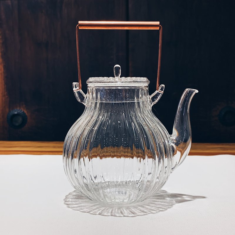 不言美器 玻璃 花瓣 壶 - 茶具/茶杯 - 玻璃 