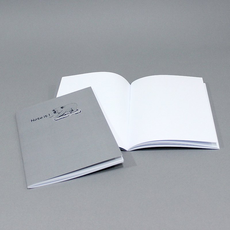 无尾熊Wood系列 灰色笔记本 走木篇 - 笔记本/手帐 - 纸 灰色