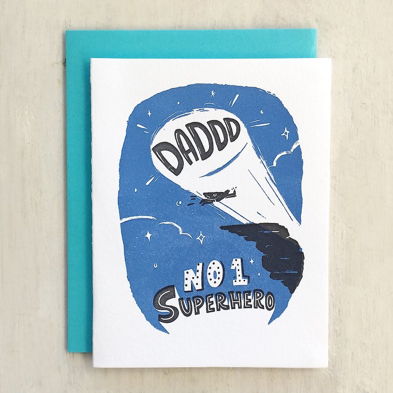 Super Dad - 卡片/明信片 - 纸 