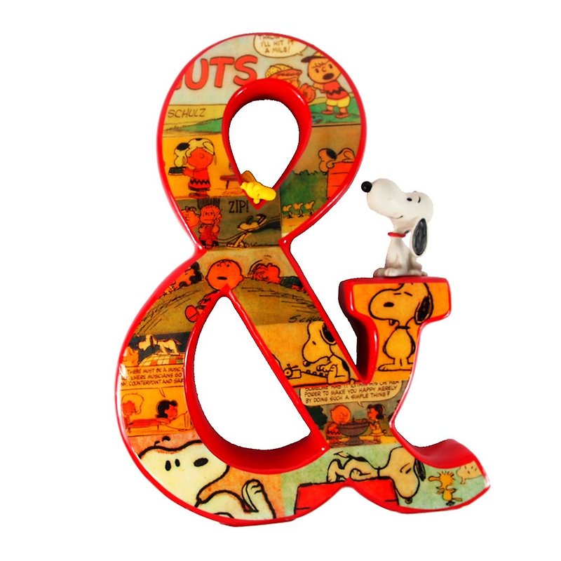 Snoopy雕塑摆饰&型漫画【Hallmark-Peanuts史奴比 摆饰】 - 摆饰 - 塑料 红色