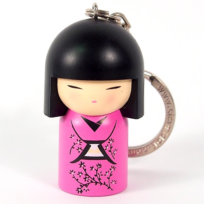 钥匙圈-Miwa 和谐平衡【Kimmidoll 和福娃娃钥匙圈】 - 钥匙链/钥匙包 - 其他材质 粉红色