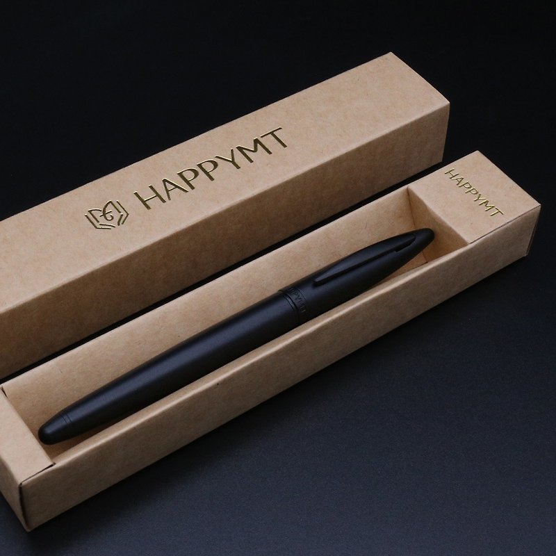 【定制化礼物】HAPPYMT开心钢笔-极黑 可快速出货 - 钢珠笔 - 铜/黄铜 黑色