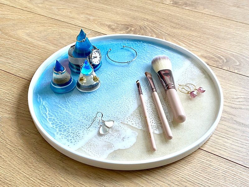 Ceramic Display Tray, Ocean / Beach, Wedding Gift, Home Gift