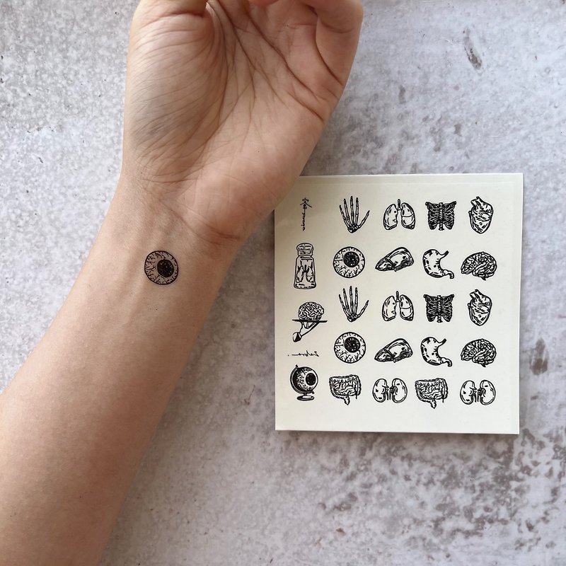 纹身贴纸-内脏器官(小) - 纹身贴 - 纸 