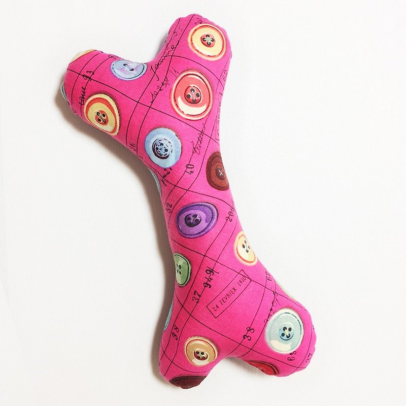 狗玩具-福系列(扣子骨) - 玩具 - 棉．麻 紫色