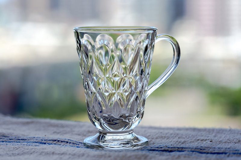 里昂把手低脚玻璃杯 - 茶具/茶杯 - 玻璃 透明