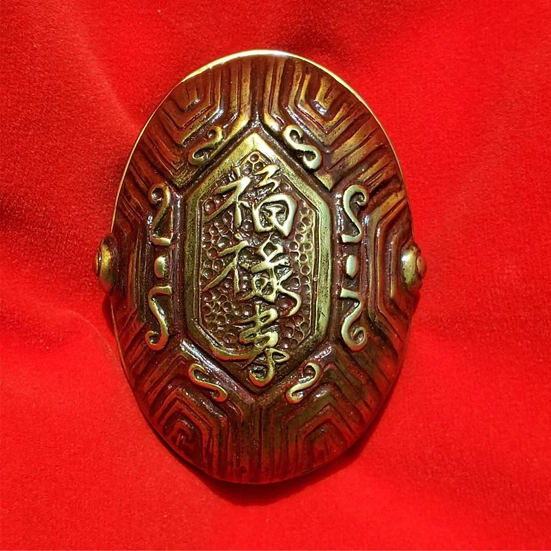 红龟粿 - 印章/印台 - 铜/黄铜 金色