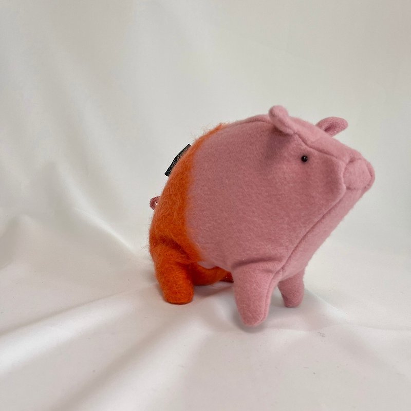 pig ( pink × orange ) - 玩具/玩偶 - 其他材质 粉红色