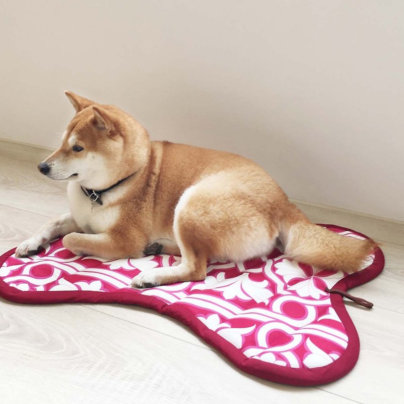 狗狗-时尚宠物垫(桃红) - 床垫/笼子 - 棉．麻 