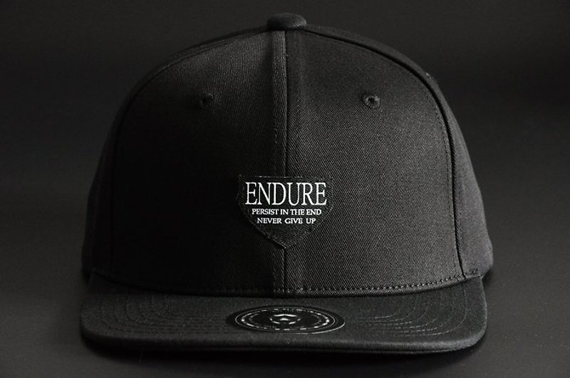 ENDURE/斜纹黑/经典棒球帽 - 帽子 - 棉．麻 黑色