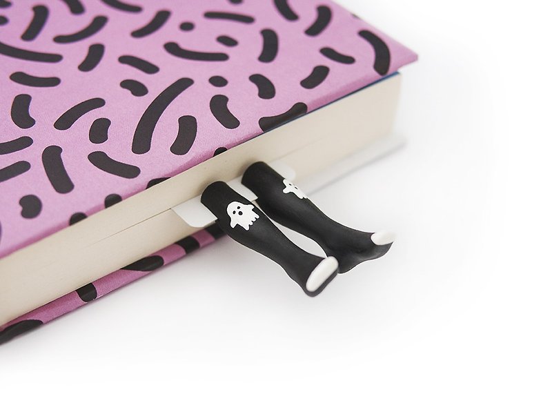Ghost socks bookmark - 书签 - 塑料 多色