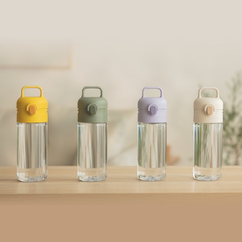 【任选2入优惠】QA BOTTLE 生活水瓶+配件组 - 水壶/水瓶 - 塑料 卡其色