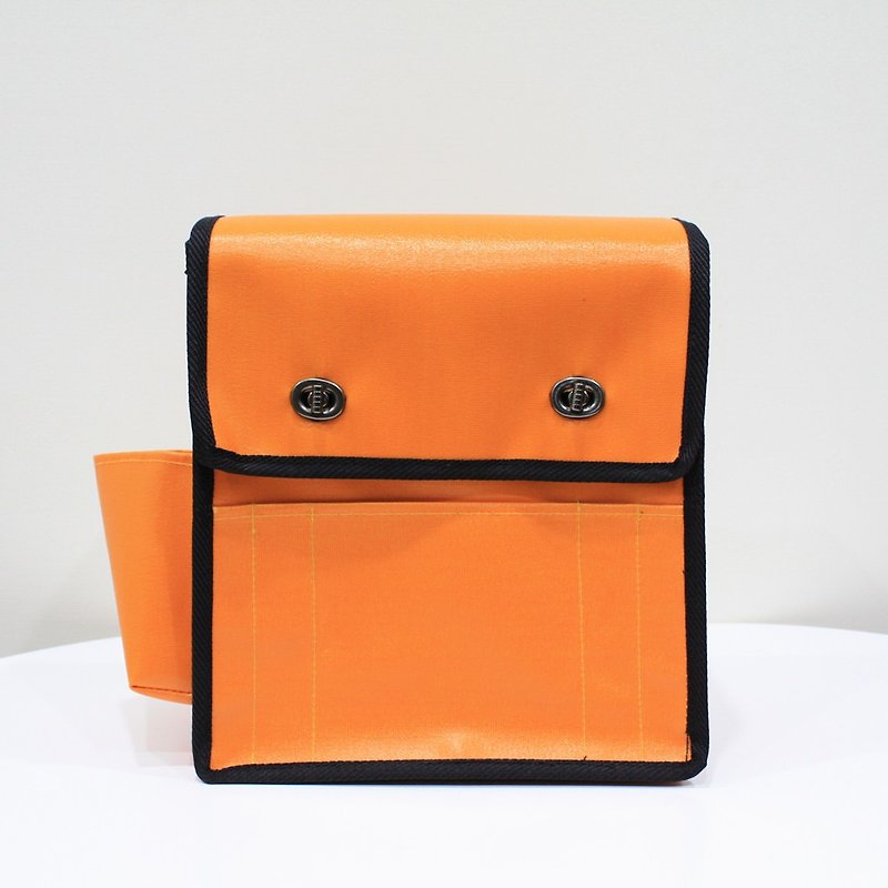 复古邮差包 信箱包 肩背包 斜背包 摄影相机包 橘色 - 侧背包/斜挎包 - 防水材质 橘色