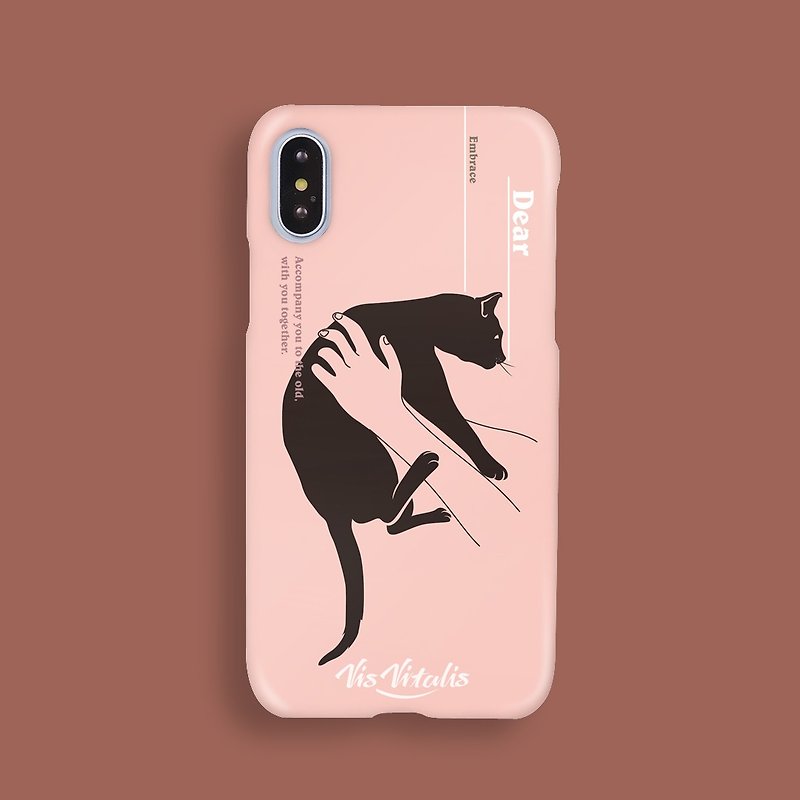 带我走黑猫手机壳/犀牛盾订制/iPhone - 手机壳/手机套 - 塑料 粉红色