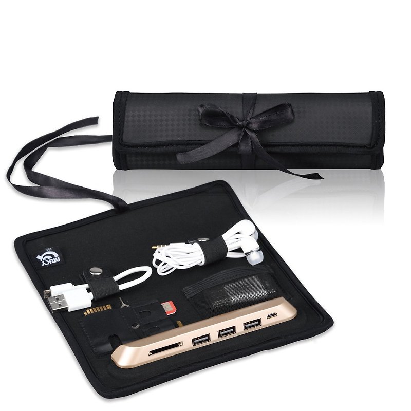 ScrOrganizer USB扩充数位收纳卷轴包 - 数码小物 - 其他材质 黑色