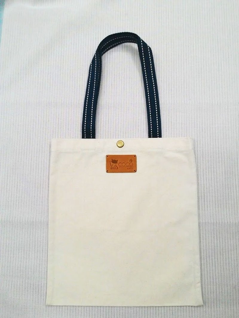 无印帆布便利袋(印刷 蝶谷巴特 素材)SAL09 - 侧背包/斜挎包 - 棉．麻 