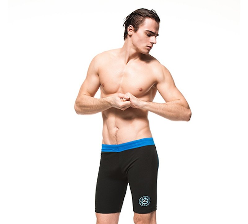 MIT 七分泳裤 (泡汤专用) - 男装泳裤 - 聚酯纤维 多色