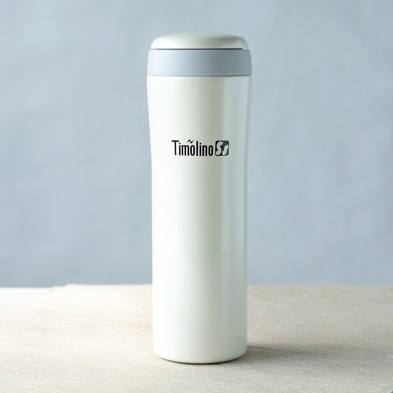 【福利品 5 折起】Timolino随身杯(珍珠白)400ml－无外盒 - 保温瓶/保温杯 - 不锈钢 白色