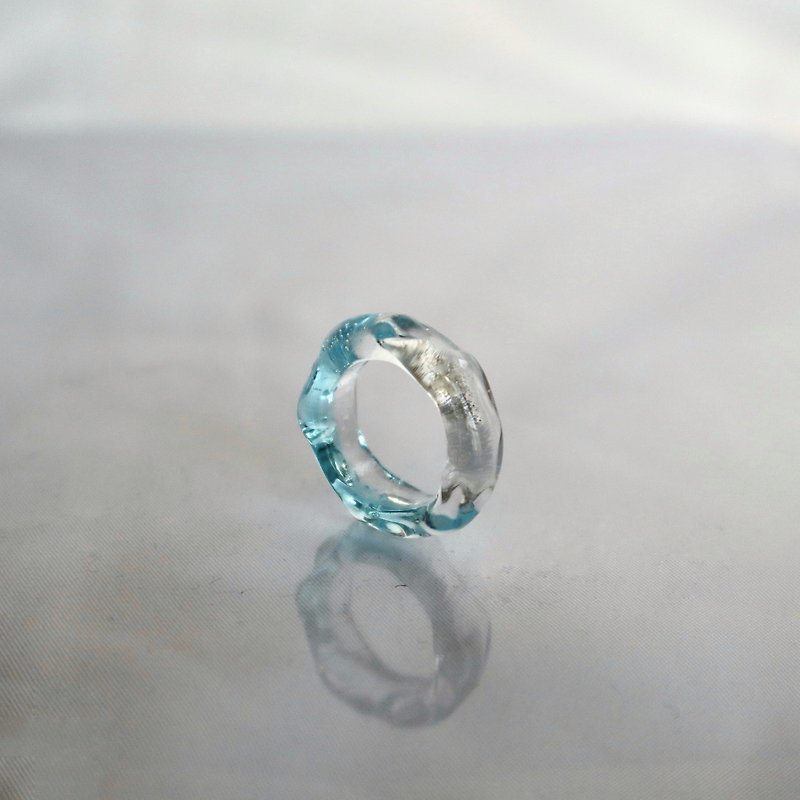 Sea ガラス リング glass ring - 戒指 - 玻璃 蓝色