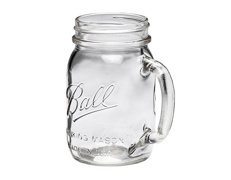 Ball Mason Jars - Ball梅森罐 16oz 窄口马克杯 - 咖啡杯/马克杯 - 玻璃 