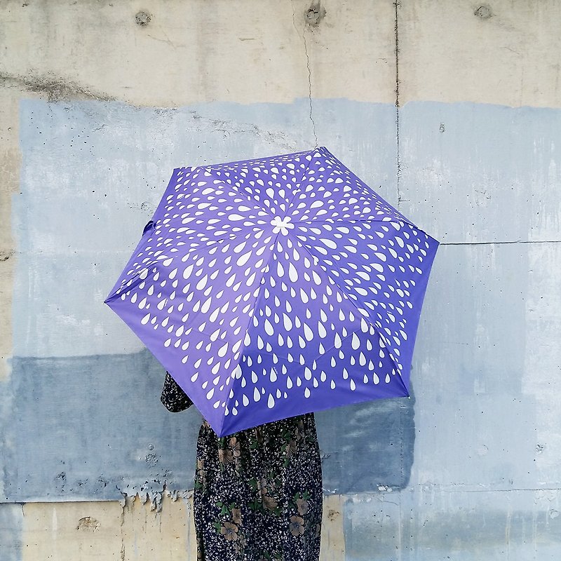超轻防风抗UV自动伞 - 雨滴 - 雨伞/雨衣 - 防水材质 紫色