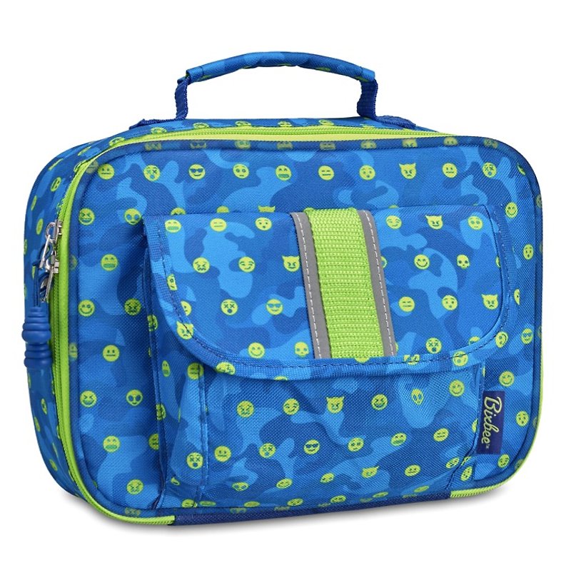 美国Bixbee Amazon限定版-表情符号朝气蓝保温餐袋 - 手提包/手提袋 - 聚酯纤维 蓝色