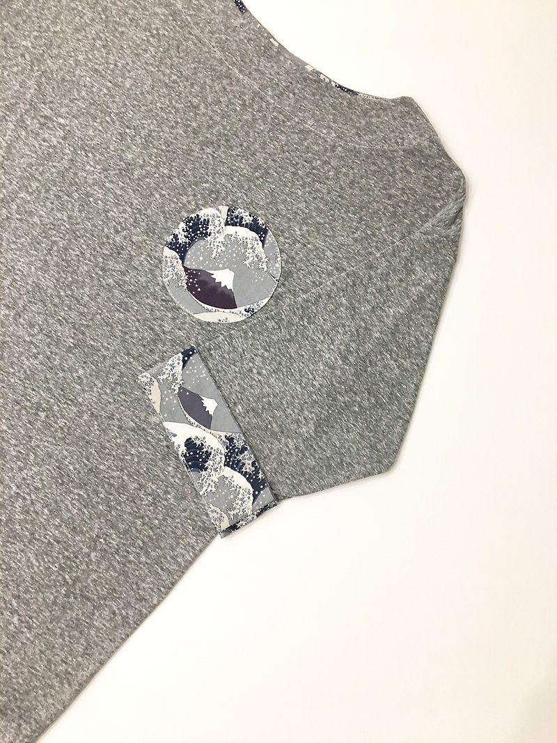 Fuji mountain ( gray)T-shirt - 女装 T 恤 - 纸 