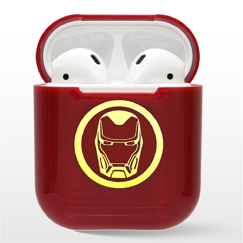 【Hong Man】Marvel无限之战-钢铁人Airpods硬式保护套-红色 - 数码小物 - 塑料 红色