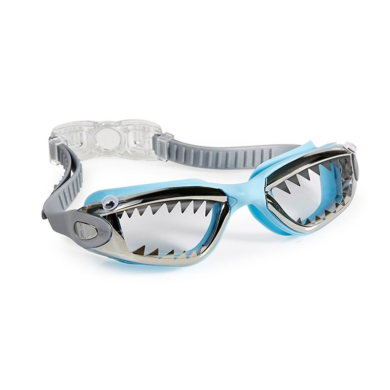 美国Bling2o 儿童造型泳镜 鲨鱼侠系列-水蓝色 - 泳衣/游泳用品 - 塑料 蓝色