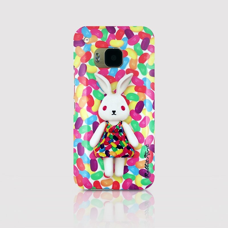 (Rabbit Mint) 薄荷兔手机壳 - 布玛莉糖果系列 Merry Boo Jelly Bean -HTC One M9 (M0021) - 手机壳/手机套 - 塑料 红色