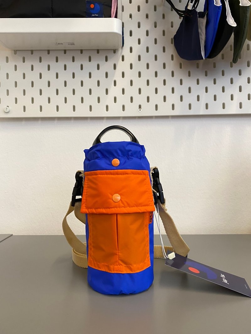 japfac Getty Bag Two tone Blue Orange - 束口袋双肩包 - 尼龙 多色