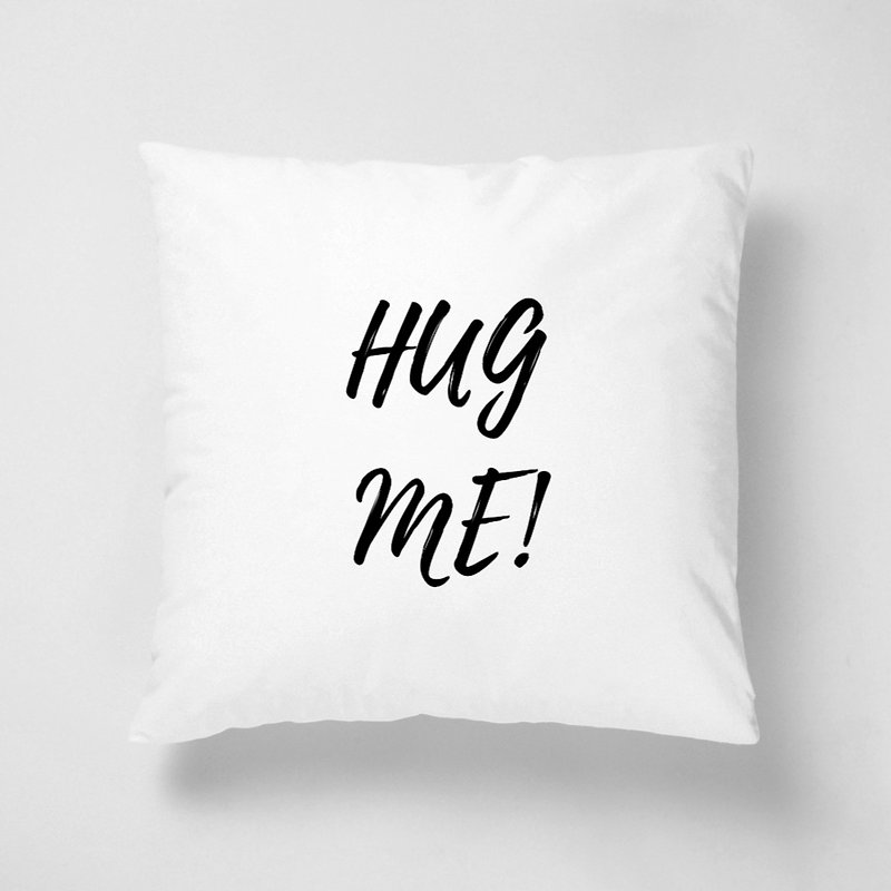 HUG ME |短绒抱枕 可订制自己喜欢的颜色 - 枕头/抱枕 - 聚酯纤维 白色