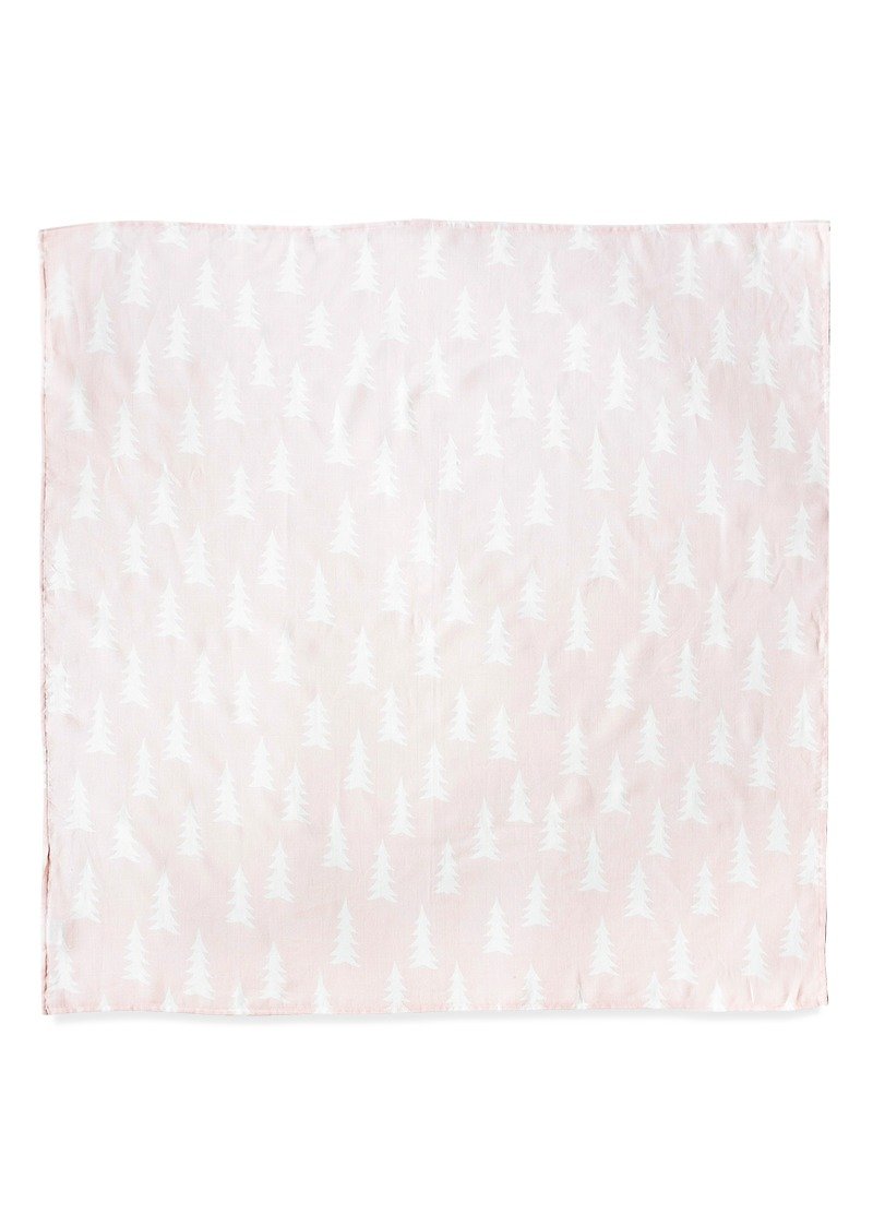 有机棉纱布包巾(森林 – 淡粉红)–GRAN MUSLIN BLANKET–Powder - 婴儿床上用品 - 棉．麻 粉红色