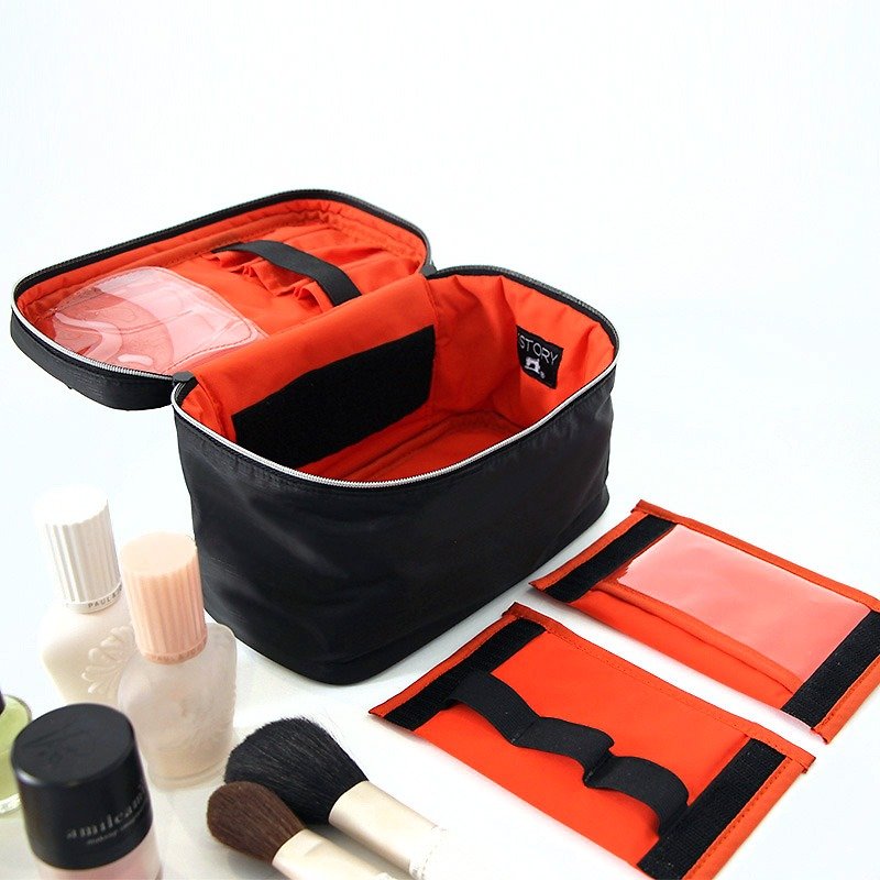 化妆包．黑 - 化妆包/杂物包 - 聚酯纤维 黑色